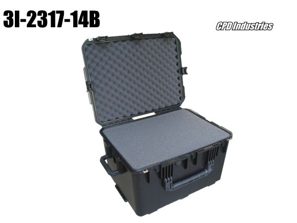 carrying cases with cubed foam